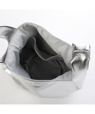 UNBILLION カシュカシュ cachecache / ワンハンドルラウンドバッグ シルバー