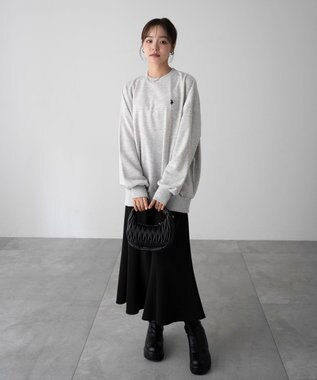 WEGO 【WEB限定/ユニセックス着用ITEM】別注USPOLOワンポイントPO 杢グレー