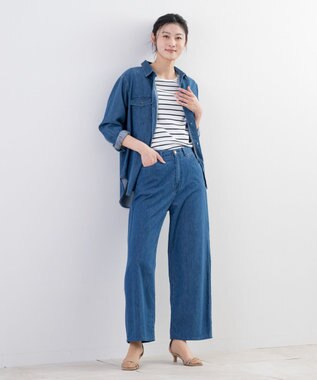 ONWARD Reuse Park 【23区】ブラウス春夏 ブルー