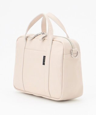 YUSHI 【本革/2way】NUANCE - BOSTON SHOULDER 本革 ボストンショルダー ホワイト