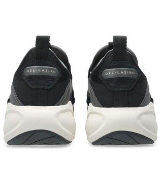 ASICS WALKING ゲルラシーロ レディース E相当 ブラック×ダークグレー