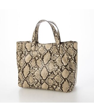 UNBILLION カシュカシュ cachecache / パイソン柄手提げトートS パイソン