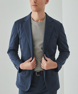 GOTAIRIKU セットアップ対応【洗える/ストレッチ/シワになりにくい】ドライジャージー セットアップジャケット ネイビー系8