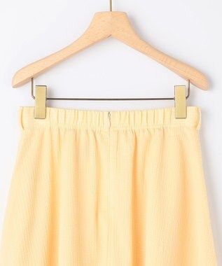 組曲 L 【先行予約】サッカーギンガムチェック フレアスカート イエロー系