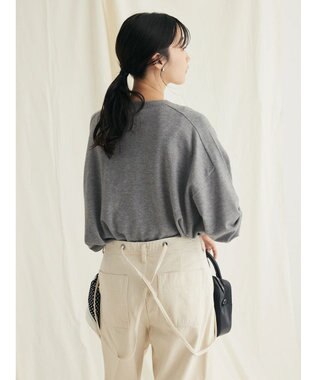 CRAFT STANDARD BOUTIQUE とてもちクルーネックニットプルオーバー Gray Mixture