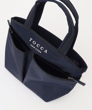 TOCCA 【WEB＆一部店舗限定】【撥水・サスティナブル素材】T-INCONTRO TOTE S トートバッグ S ネイビー系