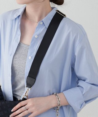 russet アレンジショルダーベルト【ナイロンテープ】(CE-1145) Black