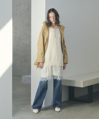 YECCA VECCA メリージェーンストラップパンプス Ivory