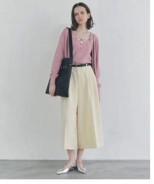 YECCA VECCA メリージェーンストラップパンプス Silver