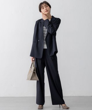 23区 S 【Oggi3月号掲載/セットアップ対応】 ライトクロス ジャケット ネイビー系