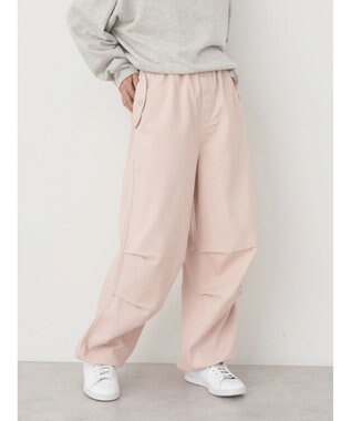 earth music&ecology ツイルバルーンパンツ Pink