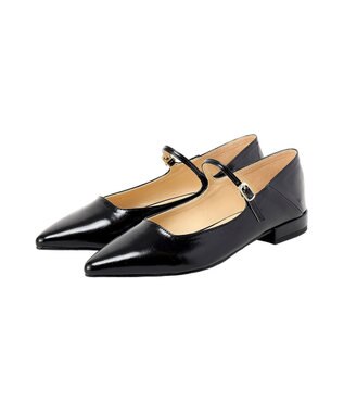 YECCA VECCA メリージェーンストラップパンプス Black