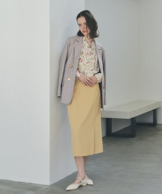 YECCA VECCA メリージェーンストラップパンプス Ivory