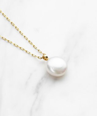 TOCCA LUNAE COIN PEARL NECKLACE ネックレス ゴールド系