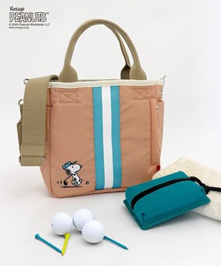 ROOTOTE 8390【スヌーピー】IP.スクエア2ウェイ.ピーナッツ-9P 04：ピンク