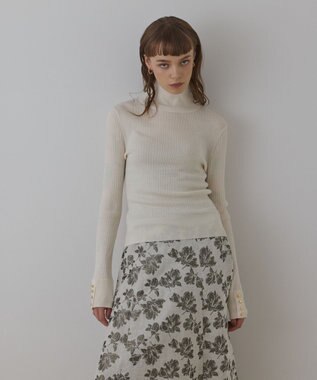 ウールハイゲージニットトップ