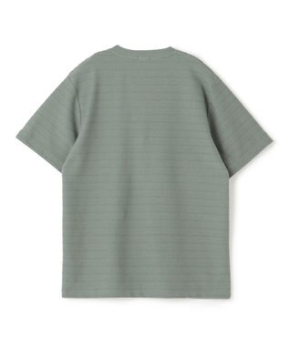 JOSEPH HOMME メランジリップル　Vネックカットソー ピーコックグリーン系