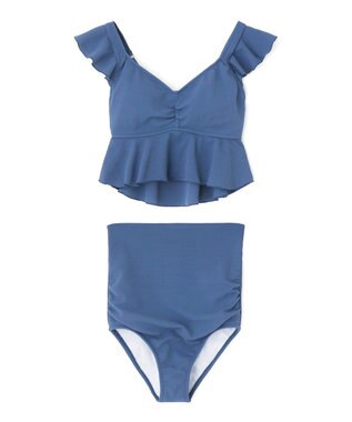 San-ai Resort（三愛水着楽園） 【SALE】【ナチュラルシェイプスイム　ライト】ノンワイヤービキニ　9M・11L　【San-ai Resort（サンアイリゾート）】 ブルー