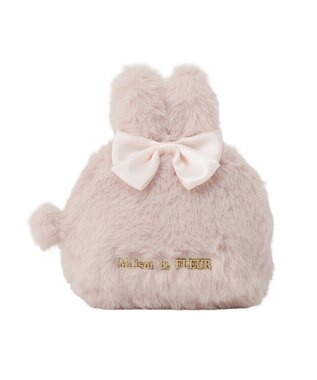Maison de FLEUR イースターラビットフェイクファーポーチ Light Pink