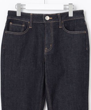自由区 【XSサイズ～/洗える】365DENIM ストレートスリム パンツ ネイビー系