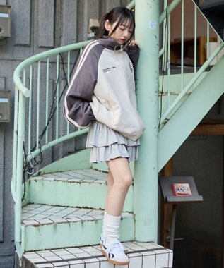 WEGO 【ユニセックス着用ITEM】フェイクスウェードトラックジャケット グレー