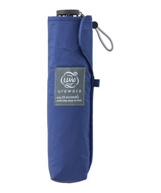 MOONBAT 【シリーズ累計本数20万本突破】3秒でたためる傘 urawaza(ウラワザ) 50cm UV ディープブルー