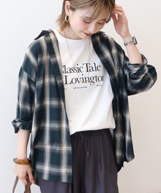 AMERICAN HOLIC イージーケアチェックシャツ【360°着こなしシャツ】 Green