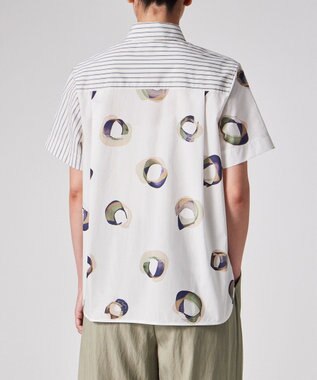 Paul Smith Painted Spot ミックスアップ 半袖シャツ ホワイト