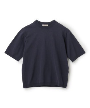 UNFILO MENS FINE MOVE クルーネック ニット [24年春夏商品] ネイビー