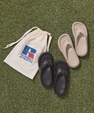 AMERICAN HOLIC 【RUSSELL】スポーツトングサンダル Beige