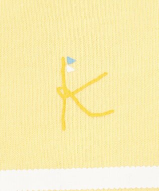 組曲 KIDS 【70cm】セーラーボーダー ロンパース イエロー系1