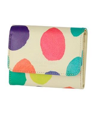 tsumori chisato CARRY カラフルズームドット 2つ折り財布 ミニ財布