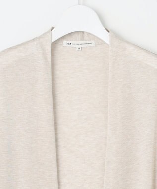 23区 【一部店舗限定/洗える】マルチ機能 シアー クロップド カーディガン ベージュ系