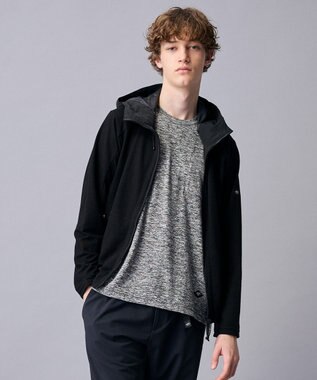 JOSEPH ABBOUD MOUNTAIN 【異素材コンビネーション】グリットワッフルアクティブパーカー