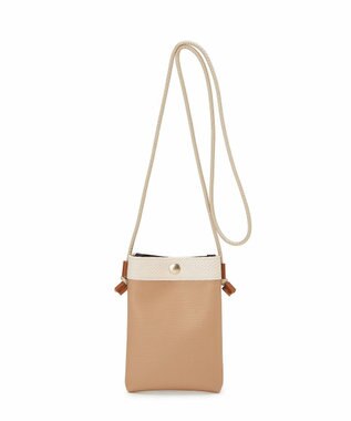 TOPKAPI 【Breath TOPKAPI】RIPPLE リプル スリム サコッシュ スマホショルダー ミルクティ