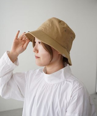 ATRENA 秋コカゲルツイルバケット ハット ベージュ