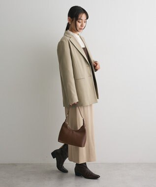 CRAFT STANDARD BOUTIQUE ウールライクオーバーサイズジャケット Light Khaki