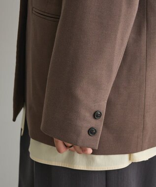 CRAFT STANDARD BOUTIQUE ウールライクオーバーサイズジャケット Brown