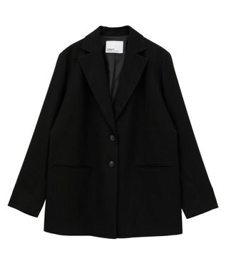 CRAFT STANDARD BOUTIQUE ウールライクオーバーサイズジャケット Black