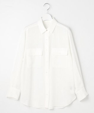 【洗える】ハイツイストシャツ ブラウス