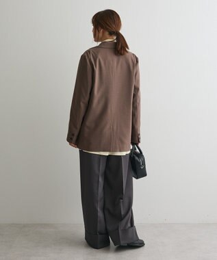 CRAFT STANDARD BOUTIQUE ウールライクオーバーサイズジャケット Brown