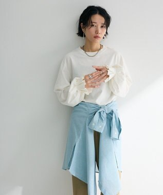 Green Parks ・ＳＵＧＡＲ　ＳＰＯＯＮ　タックスリーブロンＴＥＥ Off White