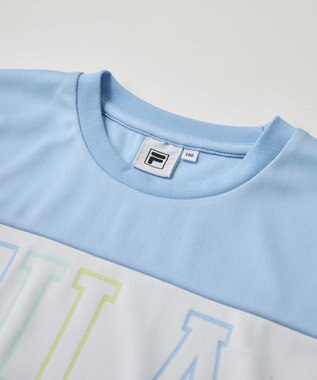 OP／FILA 【FILA】ドライピケ半袖Tシャツ サックス