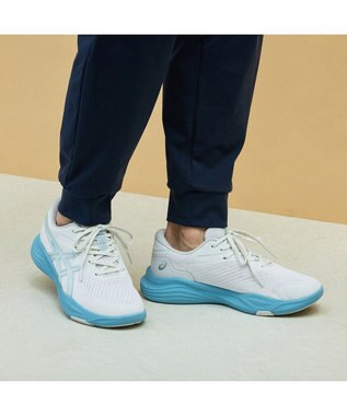 ASICS WALKING ゲルライドウォーク ライト 2 ライトグレー×ライトブルー