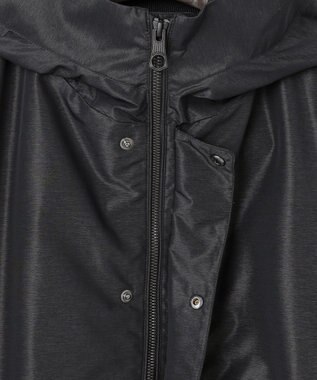 GOTAIRIKU MA-1ダウンブルゾン付【仕事で着用可】ミリタリー 3WAYフーデットパーカー ブラック系8