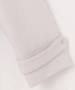 ANY SIS 【洗える】フーデットロング コート ライトグレー