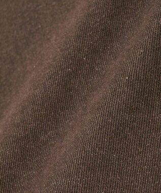 Green Parks フリンジ付きデニムベスト Brown