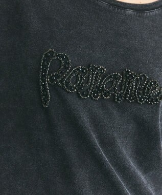 GRACE CONTINENTAL ピグメントTシャツ ブラック