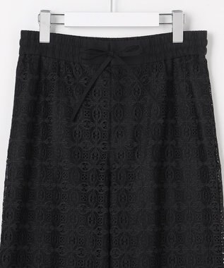 自由区 S ジオメトリックレース パンツ ブラック