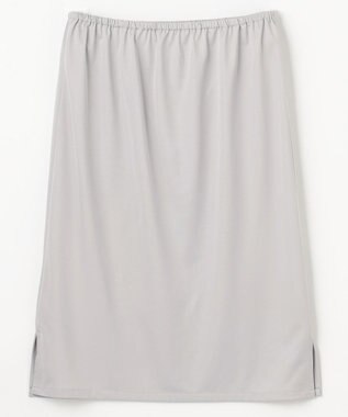 NAVE 【ReNAVE・洗える】メルティーシャギーニット スカート ライトグレー系